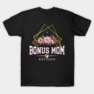 Bonus Mom Est 2024 T-Shirt